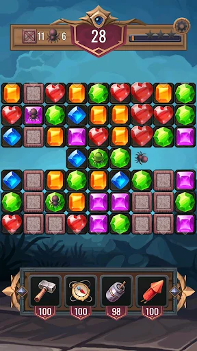 Diamond Dungeon Match 3 Games ডাউনলোড করুন – সেরা পাজল গেম - Screenshot 11