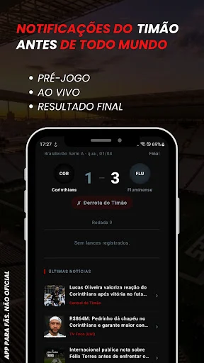 Sou Timão Notícias Corinthians ডাউনলোড করুন – সেরা ফুটবল আপডেট - Screenshot 2