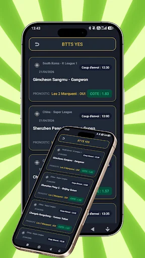 Predictions BTTS Bet ডাউনলোড করুন – সেরা ফুটবল অ্যানালাইসিস অ্যাপ - Screenshot 3
