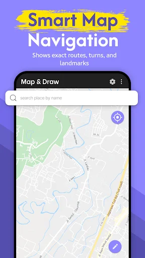 Map & Draw ডাউনলোড করুন – ম্যাপে ড্রয়িং ও রুট তৈরির সেরা টুল - Screenshot 1