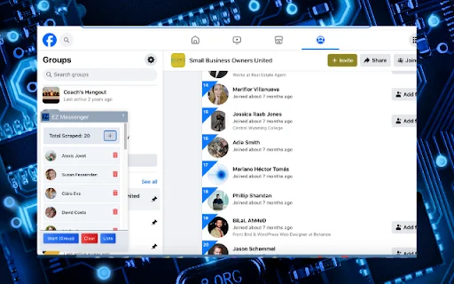 EZ Messenger ডাউনলোড করুন – সেরা ফেসবুক অটোমেশন টুল - Screenshot 4