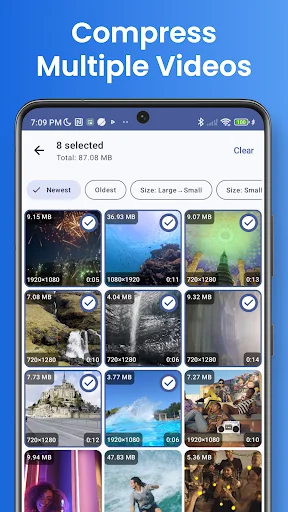Easy Video Compressor ডাউনলোড করুন – ভিডিওর সাইজ কমান সহজে - Screenshot 3