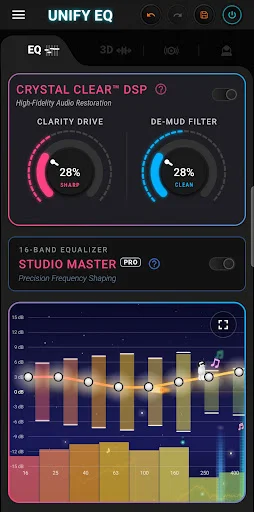 UNIFY – Equalizer & Bass Pro ডাউনলোড করুন – সেরা সাউন্ড অভিজ্ঞতা - Screenshot 2