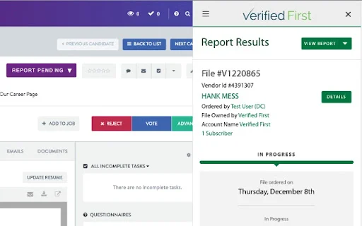 Verified First ডাউনলোড করুন – সেরা ব্যাকগ্রাউন্ড স্ক্রিনিং টুল - Screenshot 5