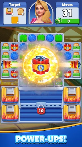 Turbo Match – Mega Motors ডাউনলোড করুন – সেরা ম্যাচ-৩ গেম - Screenshot 9