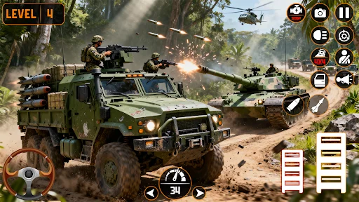 Army Cargo Truck Game 2026 ডাউনলোড করুন – সেরা আর্মি সিমুলেশন গেম - Screenshot 1