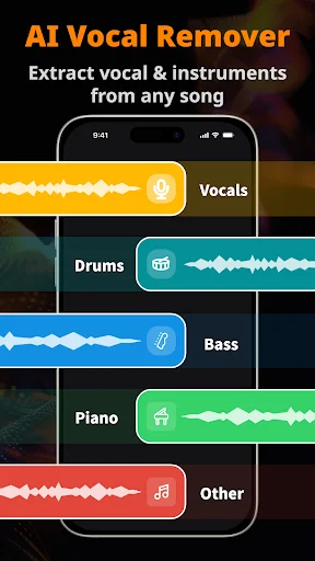 Music Maker & AI Vocal Remover ডাউনলোড করুন – সেরা মিউজিক এডিটর - Screenshot 2