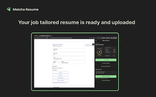 Matcha Resume ডাউনলোড করুন – AI দিয়ে দ্রুত সিভি তৈরি করুন - Screenshot 4