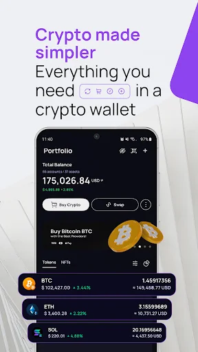 Klever Wallet ডাউনলোড করুন – নিরাপদ মাল্টিচেইন ক্রিপ্টো ওয়ালেট - Screenshot 1