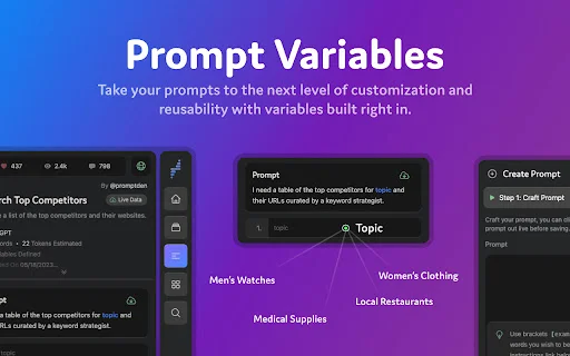 PromptForge ডাউনলোড করুন – ChatGPT ও Gemini-এর সেরা প্রম্পট টুল - Screenshot 3