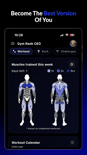Gym Rank: AI Workout Tracker ডাউনলোড করুন – সেরা ফ্রি ফিটনেস অ্যাপ - Screenshot 9