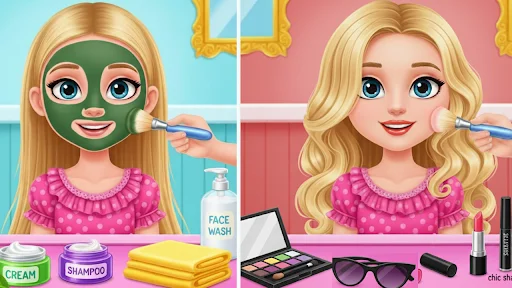 Cute Doll Dress Up Girls Game ডাউনলোড করুন – ফ্যাশন গেম - Screenshot 3