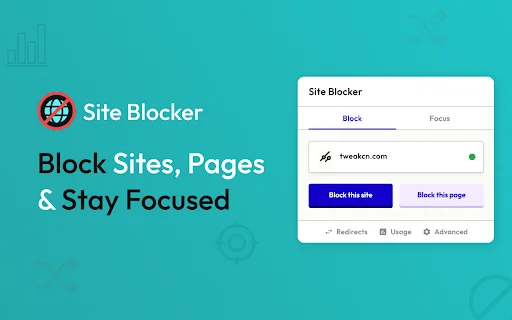 Site Blocker ডাউনলোড করুন – ওয়েবসাইট ও পেজ ব্লক করে ফোকাস বাড়ান - Screenshot 1