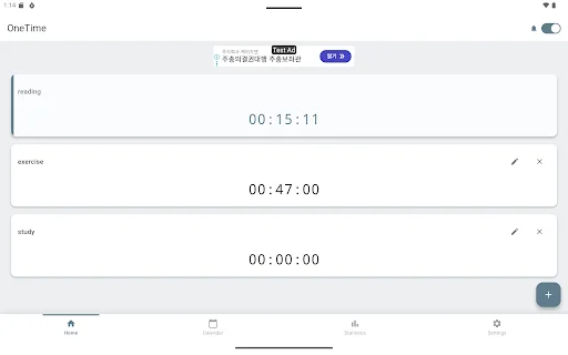 OneTime: Time Tracker ডাউনলোড করুন – সময় ব্যবস্থাপনার সেরা অ্যাপ - Screenshot 8
