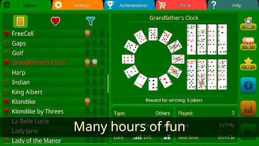 Solitaire Master ডাউনলোড করুন – সেরা ক্লাসিক কার্ড গেম কালেকশন - Screenshot 24