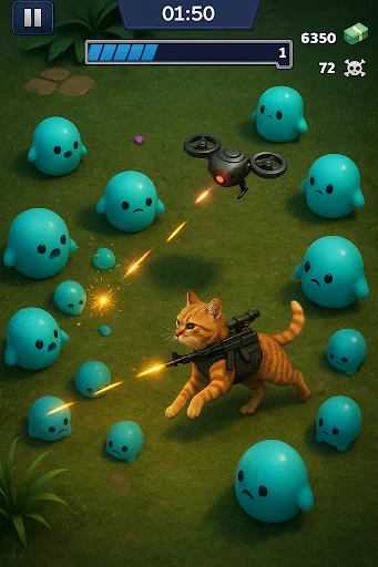 City Cat Survival ডাউনলোড করুন – বিড়ালের রোমাঞ্চকর যুদ্ধ! - Screenshot 2