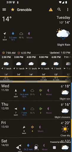 OSS Weather ডাউনলোড করুন – সেরা ওপেন-সোর্স ওয়েদার অ্যাপ - Screenshot 5