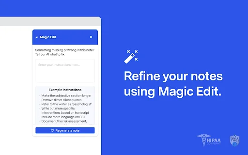 Blueprint: AI Notetaker ডাউনলোড করুন – মানসিক স্বাস্থ্য ক্লিনিশিয়ানদের জন্য সেরা টুল - Screenshot 2