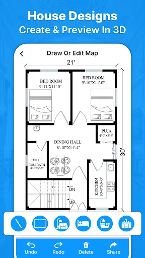 Floor Plan Creator: Home DecAi ডাউনলোড করুন – ৩ডি হাউস ডিজাইন - Screenshot 2