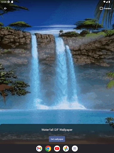 Waterfall GIF Wallpaper ডাউনলোড করুন – সেরা ৩ডি অ্যানিমেটেড ওয়ালপেপার - Screenshot 10