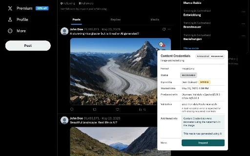 C2PA Content Credentials ডাউনলোড করুন – ইমেজ ও ভিডিও যাচাই করুন - Screenshot 4