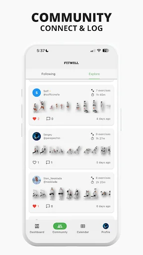 Fitwill Gym & Home Workout Log ডাউনলোড করুন – সেরা ব্যায়াম অ্যাপ - Screenshot 3