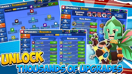 Idle Hero TD Tower Defense RPG ডাউনলোড করুন – সেরা স্ট্র্যাটেজি গেম - Screenshot 3