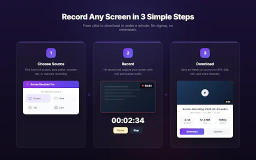 Screen Recorder Pro ডাউনলোড করুন – সেরা ফ্রি স্ক্রিন রেকর্ডার - Screenshot 5