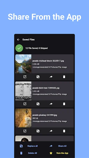 Flip Image – Mirror Photos ডাউনলোড করুন – সেরা ফটো এডিটর - Screenshot 4