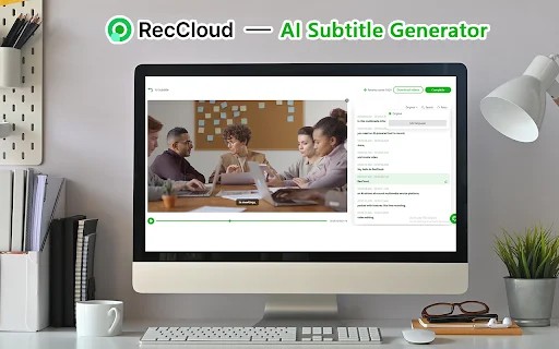 RecCloud ডাউনলোড করুন – সেরা স্ক্রিন রেকর্ডার ও এআই ভিডিও এডিটর - Screenshot 2