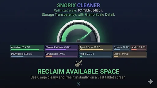Snorix Phone Cleaner ডাউনলোড করুন – স্টোরেজ খালি ও জাঙ্ক ফাইল রিমুভ - Screenshot 10
