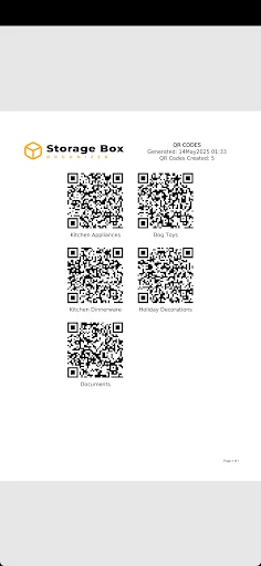 Storage Box Organizer ডাউনলোড করুন – QR কোড দিয়ে সাজান আপনার স্টোরেজ - Screenshot 8