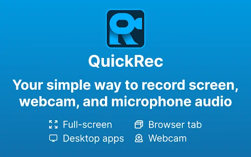 QuickRec ডাউনলোড করুন – সেরা স্ক্রিন ও অডিও রেকর্ডার - Screenshot 4