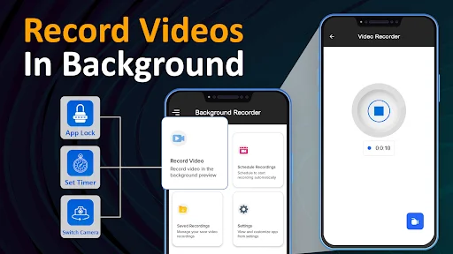 Background Video Recorder ডাউনলোড করুন – HD ভিডিও রেকর্ডার - Screenshot 1