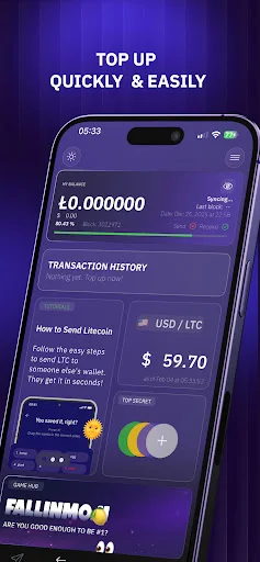Brainwallet: Litecoin ওয়ালেট ডাউনলোড করুন – দ্রুত এবং নিরাপদ লেনদেন - Screenshot 2