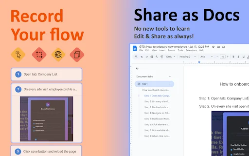 GuideToDocs ডাউনলোড করুন – সেরা অটোমেটেড SOP ও ইউজার গাইড মেকার - Screenshot 1