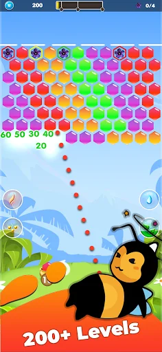 Bubble Honey Shooter ডাউনলোড করুন – সেরা পাজল গেম ফ্রি - Screenshot 16