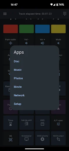Unofficial Oppo UDP-20X Remote ডাউনলোড করুন – ব্লু-রে কন্ট্রোলার - Screenshot 2