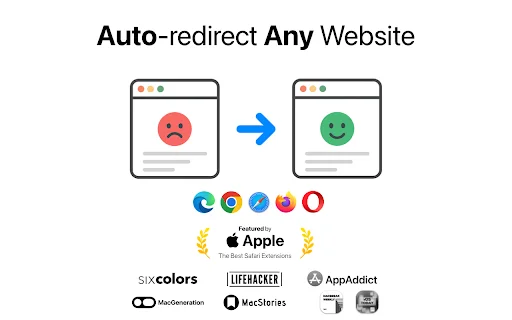 RedirectWeb ডাউনলোড করুন – Mac-এর জন্য সেরা URL রিডাইরেক্ট টুল - Screenshot 1