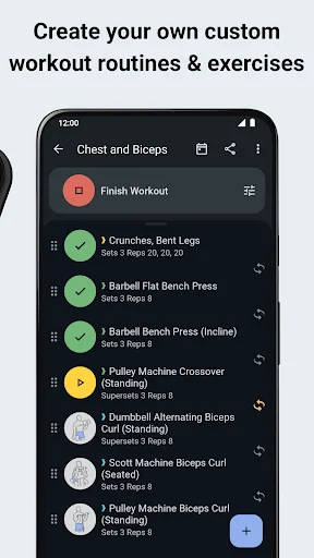 Workout Tracker & Gym Plan Log ডাউনলোড করুন – সেরা ফিটনেস ট্র্যাকার - Screenshot 2