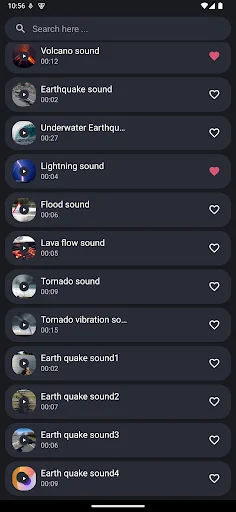 Disaster Sounds ডাউনলোড করুন – প্রাকৃতিক দুর্যোগের রিংটোন - Screenshot 4