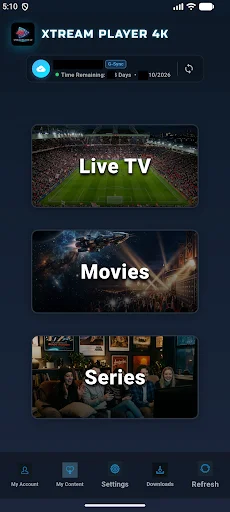 Xtream Player 4K ডাউনলোড করুন – দ্রুত এবং বিজ্ঞাপন-মুক্ত IPTV অভিজ্ঞতা - Screenshot 3