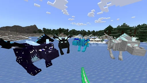 Dragon Monsters Minecraft PE ডাউনলোড করুন – নতুন ড্রাগন মোড - Screenshot 4