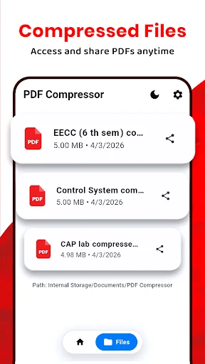 PDF Compressor ডাউনলোড করুন – পিডিএফ সাইজ কমান ১ এমবি-র নিচে - Screenshot 6