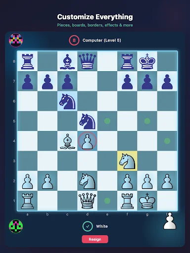 Realtime Chess ডাউনলোড করুন – অনলাইন PvP ও স্মার্ট AI সহ দ্রুত দাবা - Screenshot 13