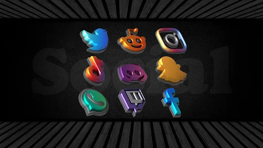 Auric Dark – 3D Icon Pack ডাউনলোড করুন – প্রিমিয়াম আইকন - Screenshot 26