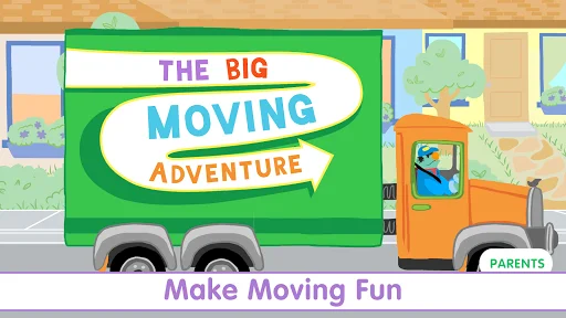 The Big Moving Adventure ডাউনলোড করুন – শিশুদের জন্য মজার গেম - Screenshot 1