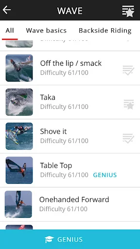 Tricktionary ডাউনলোড করুন – উইন্ডসার্ফিং শেখার সেরা অ্যাপ - Screenshot 2