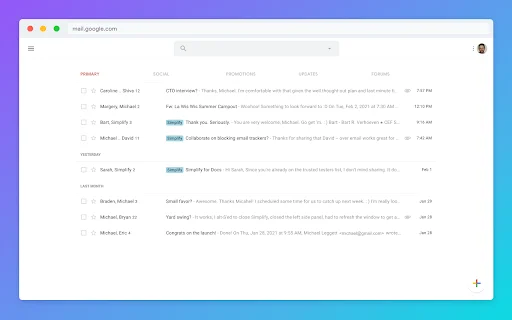 Simplify Gmail (Canary) ডাউনলোড করুন – জিমেইল অভিজ্ঞতা উন্নত করুন - Screenshot 2