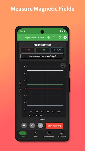 Physics Toolbox Sensor Suite ডাউনলোড করুন – সেরা সেন্সর অ্যাপ - Screenshot 2